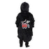Snuggs Kids Blanket Hoodie Black عربية فول